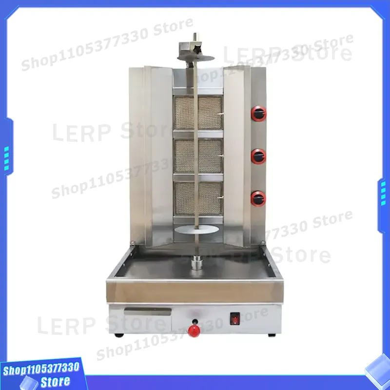 Commercial Kitchen Broiler - Commerciële verticale gasbroiler met 3 branders,