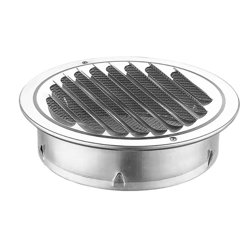 Commercial Exhaust Hood - 【TG16】2025 1Pc 70-300mm Ronde Stalen Ventilatierooster