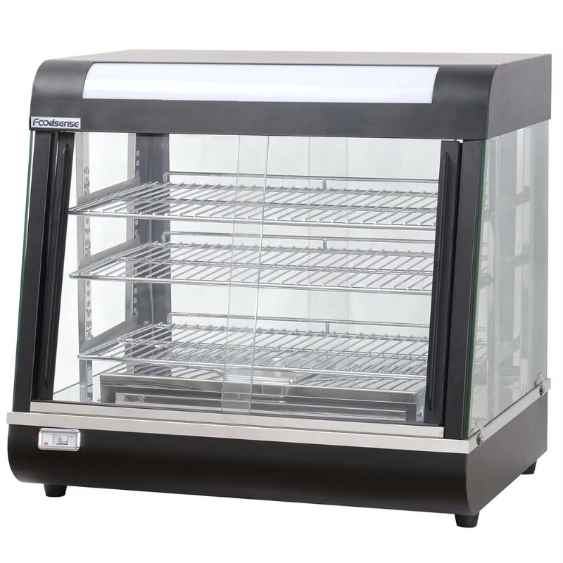 Commercial Kitchen Accessories - Commerciële geïsoleerde roestvrijstalen displaykast met volledig