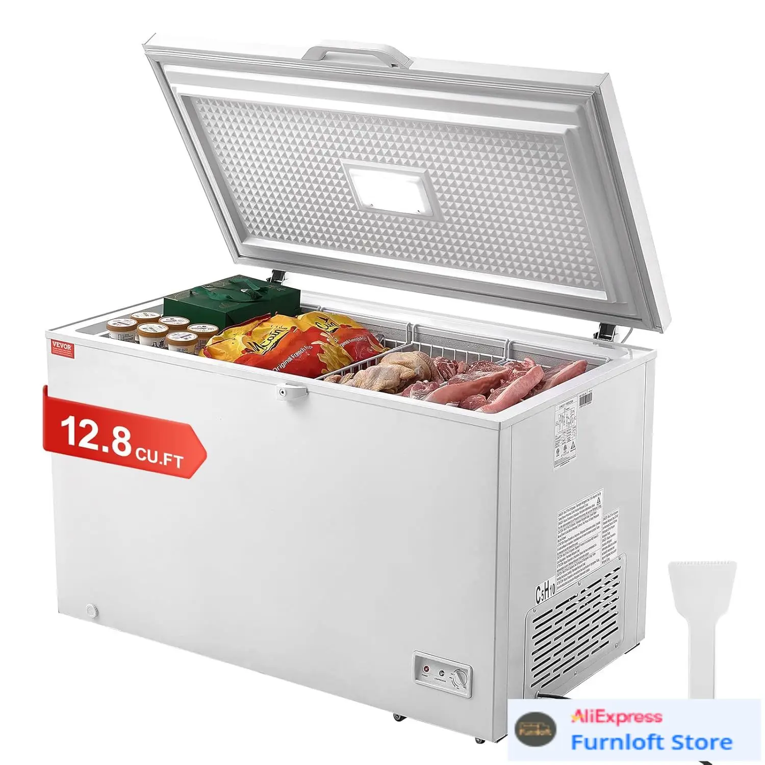 Commercial Chest Freezer - Diepvrieskist, 12,8 Cu.ft / 345 L