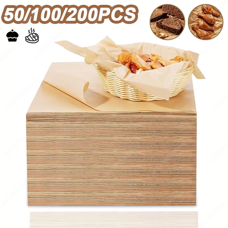 Commercial Kitchen Equipment List - 50/100/200PCS Bakpapier Perkament Bakplaat Oven Lucht