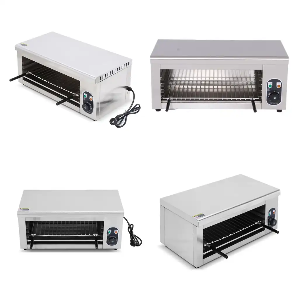 Commercial Kitchen Broiler - 2026-Elektrische oven 2KW Verstelbaar rooster Keukenapparaat