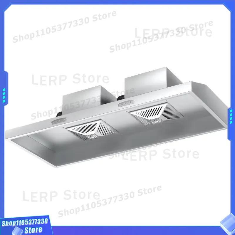 Commercial Kitchen Vent Cleaning - 1800CFM RVS 304 afzuigkap zonder afvoerpijp,