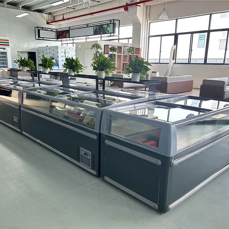 Commercial Chest Freezer - Commerciële borstdiepvriezer met glazen schuifdeur en