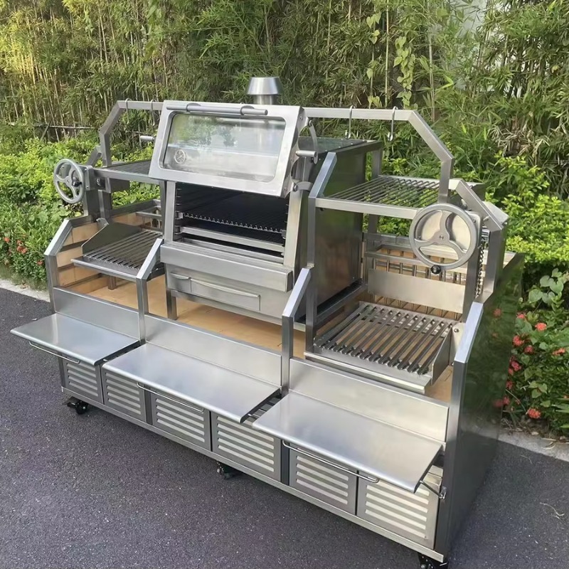 Commercial Kitchen Broiler - Commerciële verticale kebabgrill van roestvrij staal