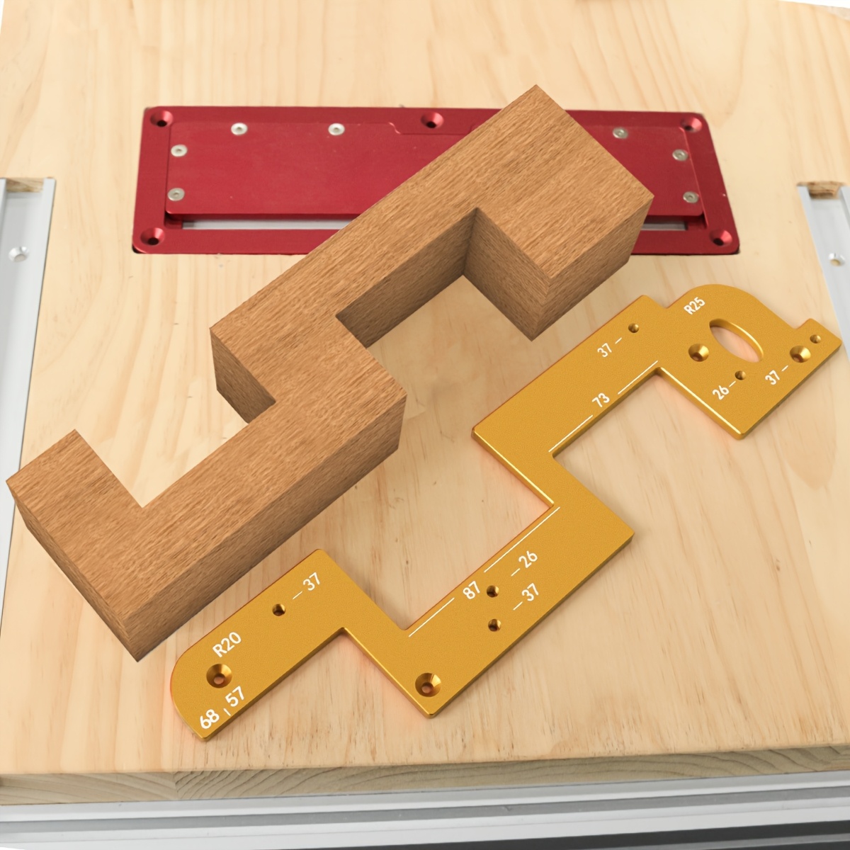 Commercial Kitchen Layout - Sjabloon voor onzichtbare handgrepen - Positioneerhulpmiddel