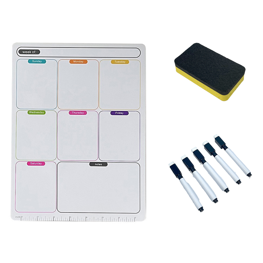 Commercial Kitchen Layout - Keuken magnetisch whiteboard, uitwisbare wekelijkse koelkastkalender