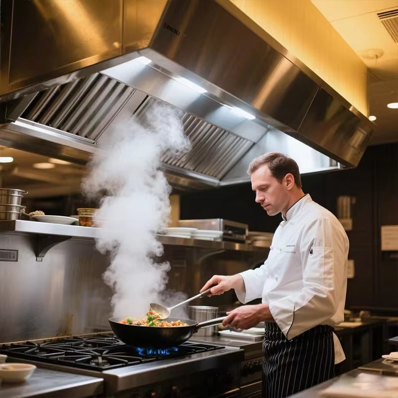 Commercial Kitchen Vent Cleaning - Gemakkelijk te reinigen commerciële roestvrijstalen ISO-kookplaat