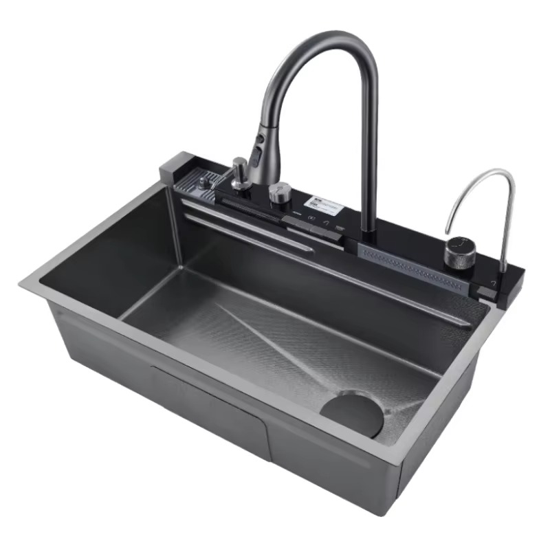 Commercial Quality Kitchen Faucet - Hoge kwaliteit aanrecht enkele kom roestvrijstalen