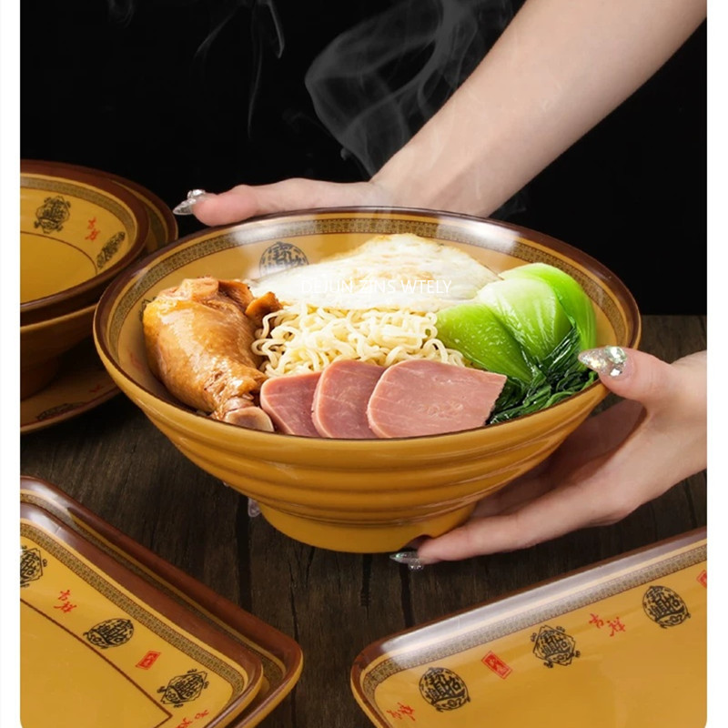 Commercial Kitchen Accessories - 1PC Grote Plastic Ramen Bowl, niet