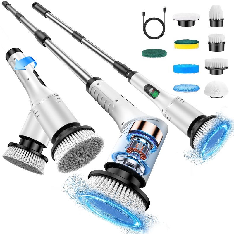 Commercial Kitchen Cleaning - Elektrische Spin Scrubber 9 in 1