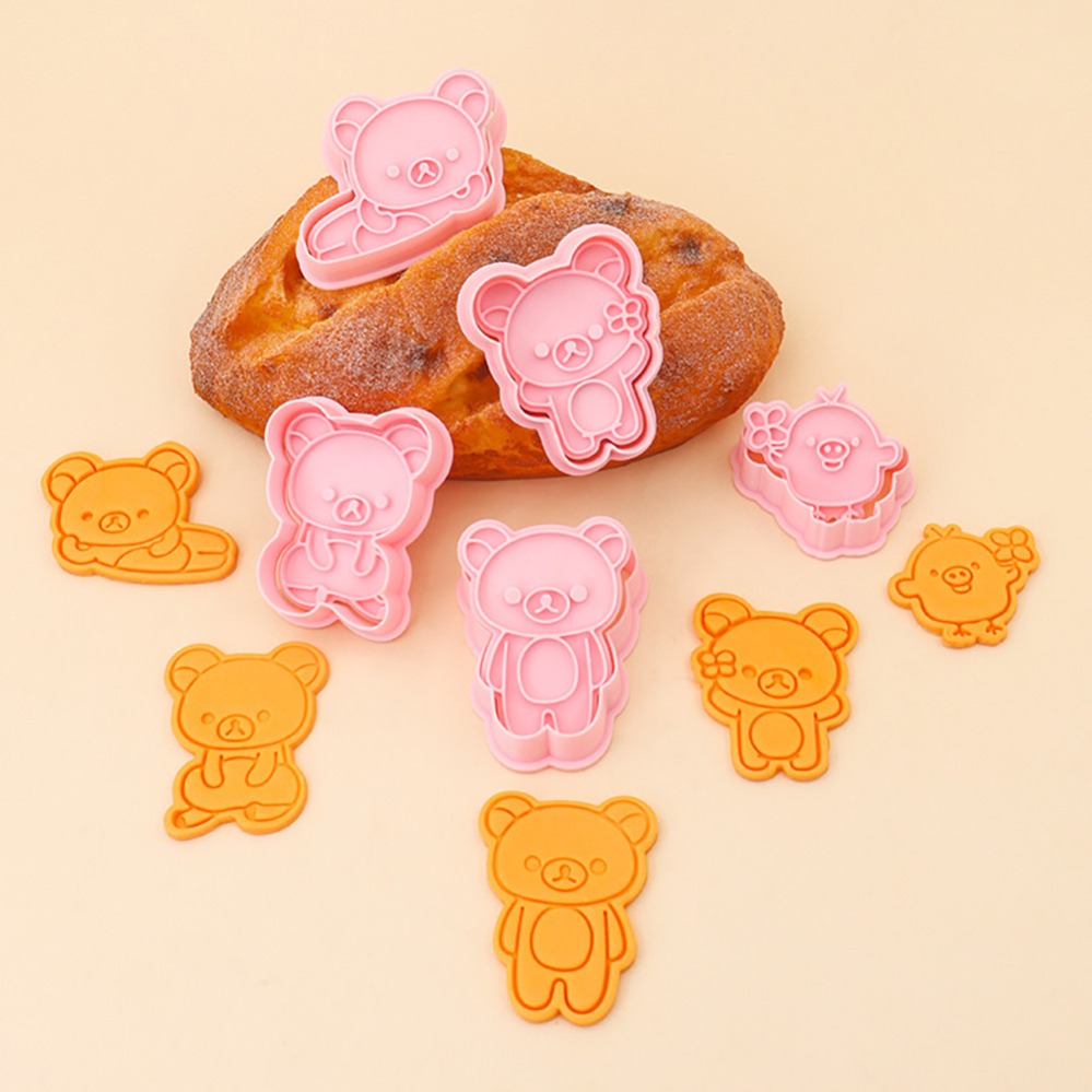 Commercial Kitchen Equipment List - Koekjesvormpjes Cartoon Beer Biscuitvorm Stempel Keuken