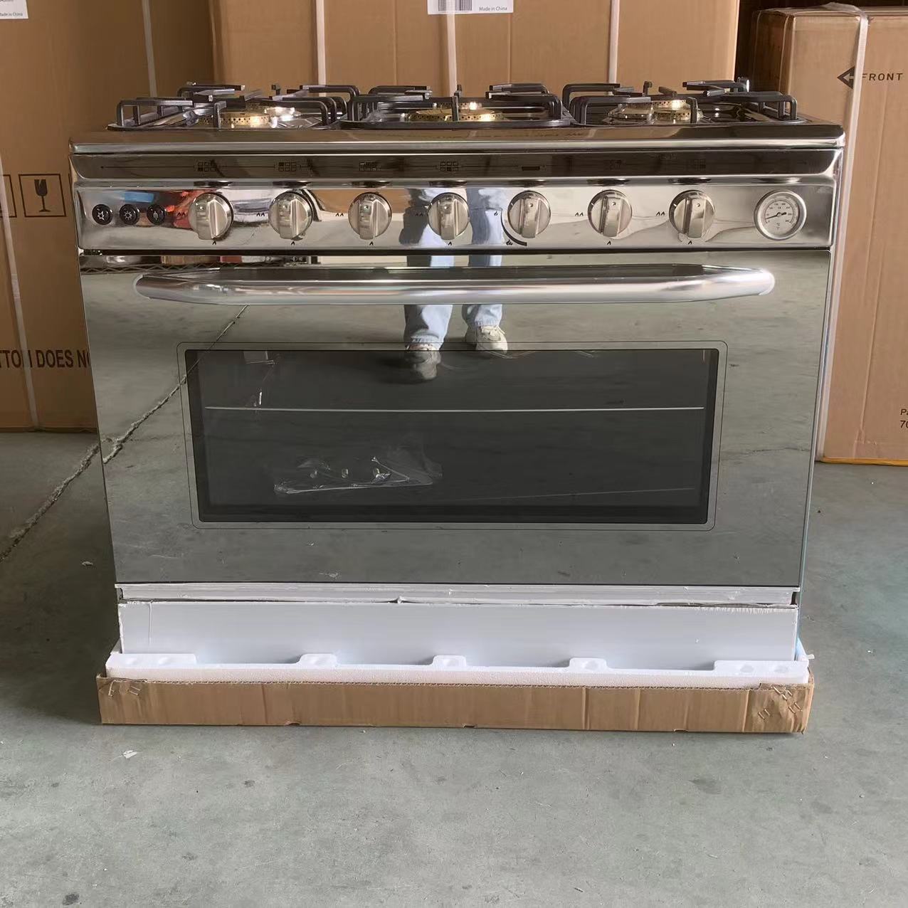6-pits fornuis oven 220V vrijs - Commercial Kitchen Broiler recensie en prijs