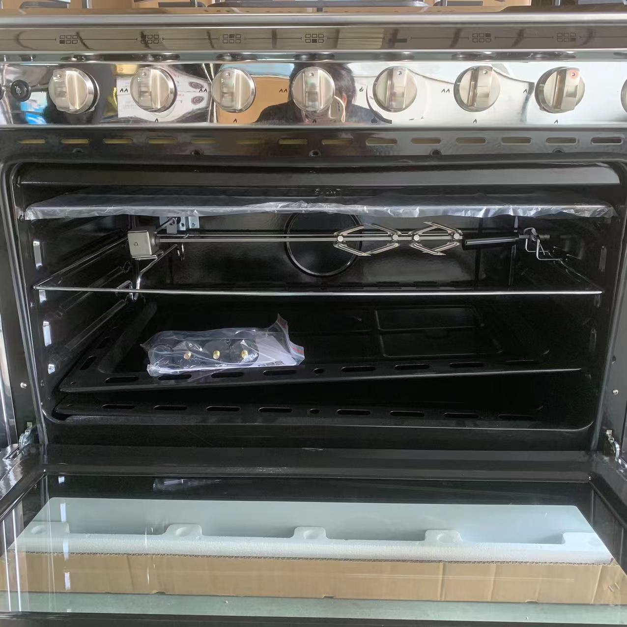 6-pits fornuis oven 220V vrijs - Commercial Kitchen Broiler recensie en prijs