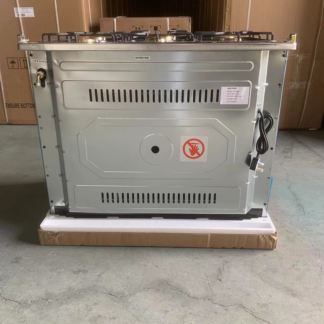 6-pits fornuis oven 220V vrijs - Commercial Kitchen Broiler recensie en prijs