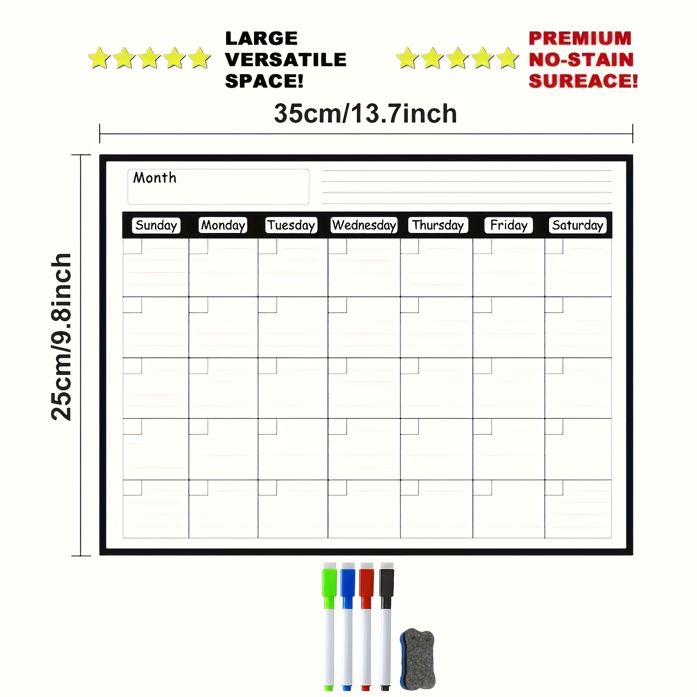 Magnetische koelkastkalenderpl - Commercial Kitchen Layout recensie en prijs