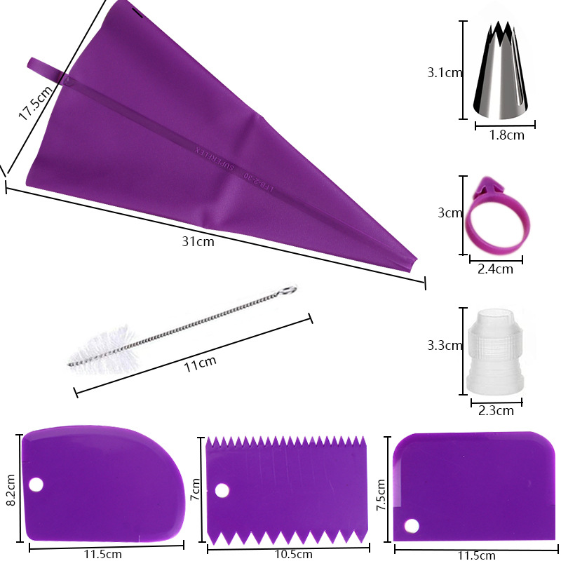 Set spuitzakken en spuitmondje - Commercial Kitchen Accessories recensie en prijs