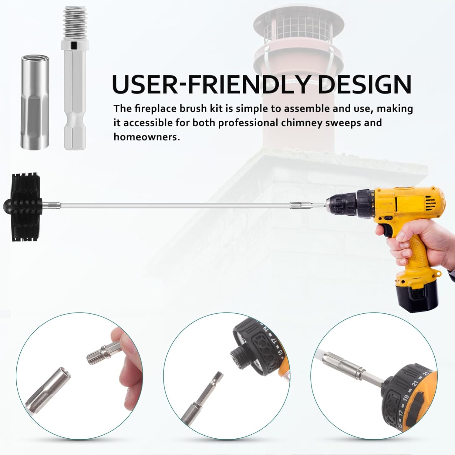 Flexibele schoorsteenborstelse - Commercial Kitchen Cleaning recensie en prijs