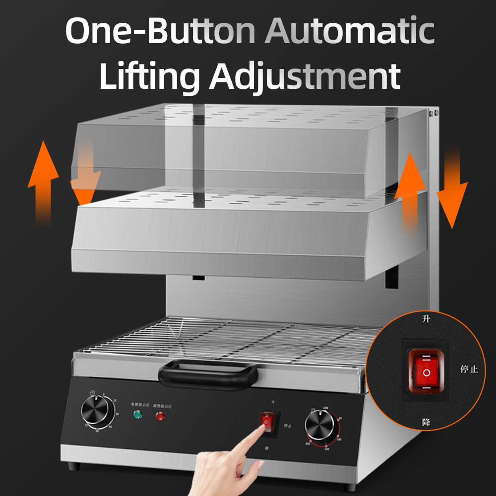 Commerciële elektrische hefvle - Commercial Kitchen Broiler recensie en prijs