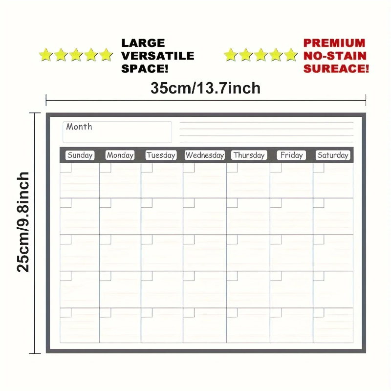 Magnetische koelkastkalenderpl - Commercial Kitchen Layout recensie en prijs