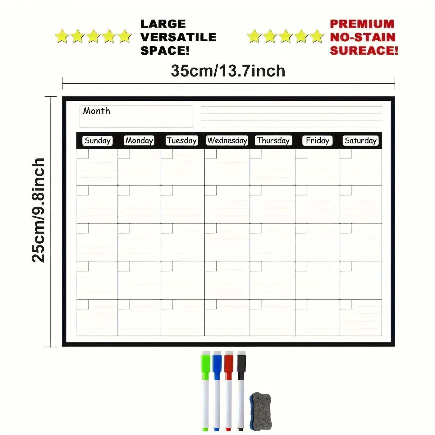Magnetische koelkastkalenderpl - Commercial Kitchen Layout recensie en prijs