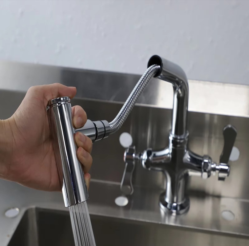 Hoge kwaliteit dubbelgreeps aa - Commercial Quality Kitchen Faucet recensie en prijs
